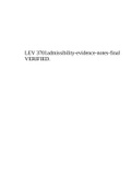 LEV 3701admissibility-evidence-notes-final