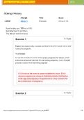 Portage Learning &sol; BIOD 151 M6 Exam Grade A Plus