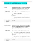 NURSING 6005 PHARM QUIZ 4&period;