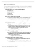 NU 302 Adult Health II-Exam 1 Study Guide (Latest 2022/2023)