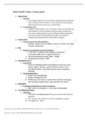 NU 302 Adult Health II Exam 2 study guide (Latest 2022/2023)