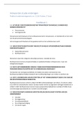 Antwoorden ondernemingsrecht studie-eindvragen hoofdstuk 1