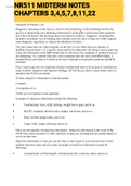 Exam &lpar;elaborations&rpar; NR511 MIDTERM NOTES CHAPTERS 3&comma;4&comma;5&comma;7&comma;8&comma;11&comma;22 