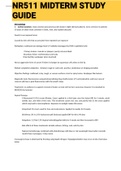 Exam &lpar;elaborations&rpar; NR511 MIDTERM STUDY GUIDE 