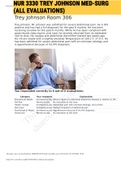 Exam &lpar;elaborations&rpar; NUR 3330 TREY JOHNSON MED-SURG &lpar;ALL EVALUATIONS&rpar; 