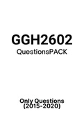 GGH2602 (Notes, ExamPACK, QuestionsPACK)