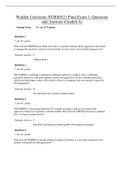 NURS6521 Final Exam 1&period; Questions and Answers &lpar;Graded A&rpar;