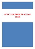 NCLEX-PN EXAM PRACTICE TEST GRADED A+