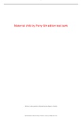 maternal_child_by_perry_6th_edition_test_bank LATEST 2021