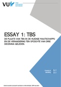 BUNDEL: 'Preventie & Bestraffing' - Essays | TBS - Burgerwachten - Gated Communities (beoordelingscijfers: 8 - 8,5 - 8,5)