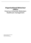 Samenvatting van alle colleges Organisational behaviour &lpar;Erasmus University HCM&rpar;