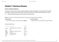 Module 7&colon; Infectious Disease