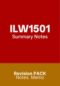 ILW1501 Notes for 2023 (Summary of Chapter 1-10)