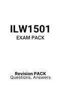ILW1501 Exam PACK 2023: The Complete Solution with Questions and Answers (Updated)