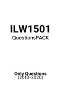 ILW1501 - Exam Questions PACK (2010-2020) 