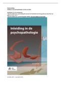 Samenvatting: Inleiding in de psychopathologie van Ron van Deth
