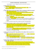 NUR 2063 Essentials of Pathophysiology – Exam #2 Review Sheet:  Modules 4, 5, and 6 – Chapters 27, 28, 29, 31, 33, 34, 36, 37, 38, 40, 41