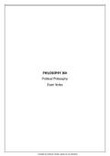 Philosophy 364 Exam Notes 