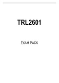 TRL2601 EXAM PACK 2021