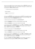 MATH 225N Week 5 Assignment: Applications of the Normal Distribution – Question And Answer Rated100% New Edition