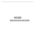 FAC1502 EXAM PACK & SOLUTION