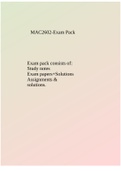 MAC2602-Exam Pack