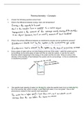 Thermochemistry WORKSHEET 
