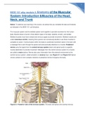 BIOD 151 a&p module 5 Anatomy of the Muscular System: Introduction & Muscles of the Head, Neck, and Trunk
