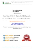  Huawei H12-311 Practice Test, H12-311 Exam Dumps 2021.12 Update