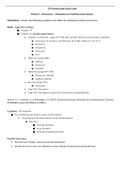NURS 270 Module 3 Study Guide (Homeostasis- medications for Fluid/Electrolyte Balance)