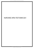 NURS MISC APEA TEST BANK 2021.
