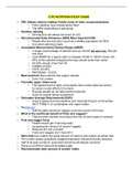 NURSING BS C787 C787 nutrition study guide solutions - Western Gorvernors University