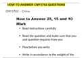 HOW TO ANSWER CMY3702 QUESTIONS