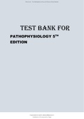 Test bank for understanding pathophysiology 5th edition by huether test bank