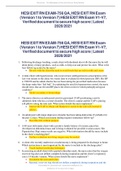 ATI RN Nutrition Exam (6 New Latest Versions, 2021) /ATI RN Proctored Nutrition Exam, Already high rated document, 100% Verified & Correct