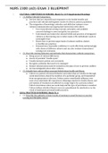 NURS 2300 &lpar;AO&rpar; EXAM 3 BLUEPRINT&sol;NURS 2300 &lpar;AO&rpar; EXAM 3 BLUEPRINT- University of Texas