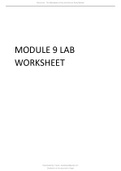Module 09 Lab Worksheet: Special Senses and Eyeball Dissection