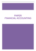 Paper financial accounting semester 8