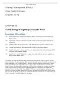 Study Guide Chapters 10-12