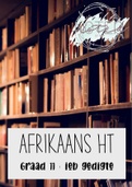 Graad 11 Afrikaans Huistaal  Gedigte ontledings  [IEB]