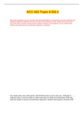 ACC 622 Topic 8 DQ 2 &lpar;LATEST UPDATE&rpar;
