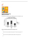 Sophia-statistics-unit-1 5-milestone-questions-answers-with-rationale-new-2020-2021-all-verified&period;Exam