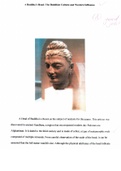 Gandhara's Buddha Statue Head Analysis Paper - ARTH 290 Art History Of Asia Essay