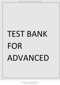 TEST BANK FOR ADVANCED PRACTICE NURSING IN THE CARE OF OLDER ADULTS 2ND EDITION BY KENNEDY-MALONE ALL CHAPTERS&period;