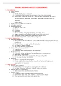 NR 302 / NR302: Health Assessment (Head to Chest  Assessment) Chamberlain College Of Nursing ( latest 2022/2023 ) complete solution