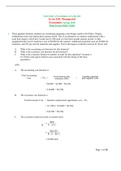 Econ 528: Managerial Economics Final Exam Study Guide (Spring2020) - University of Louisiana  at Lafayette