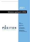 Examen - Module opdracht 2021 -  HRM - Cijfer 8,5 