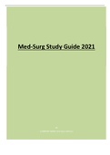Med-Surg Study Guide Latest Update Winter 2021/2022
