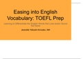 English Vocabulary TOEFL Prep