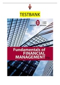 Test Bank - Finance - Fundamentals of Financial Management, 15th Edition  by Eugene F. Brigham Joel F. Houston Elaborated and Latest| 100% Covered.